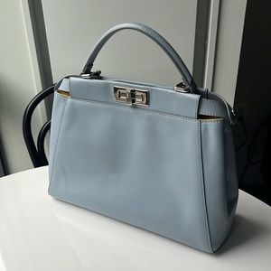 Fendi Peekaboo ISeeU Handbag w/ Crossbody Strap